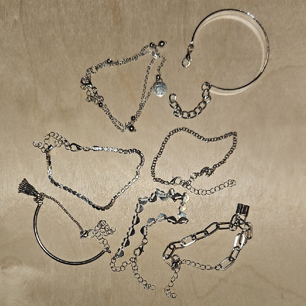 Sterling Silver Bracelet Set